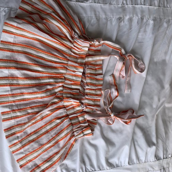 Cotton-On Stripped Cropped Canvas Top - Picture 2 of 2